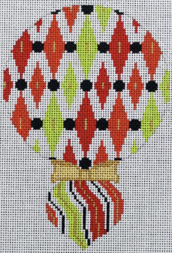 CH415E - Merry All Over - Harlequin Ornament