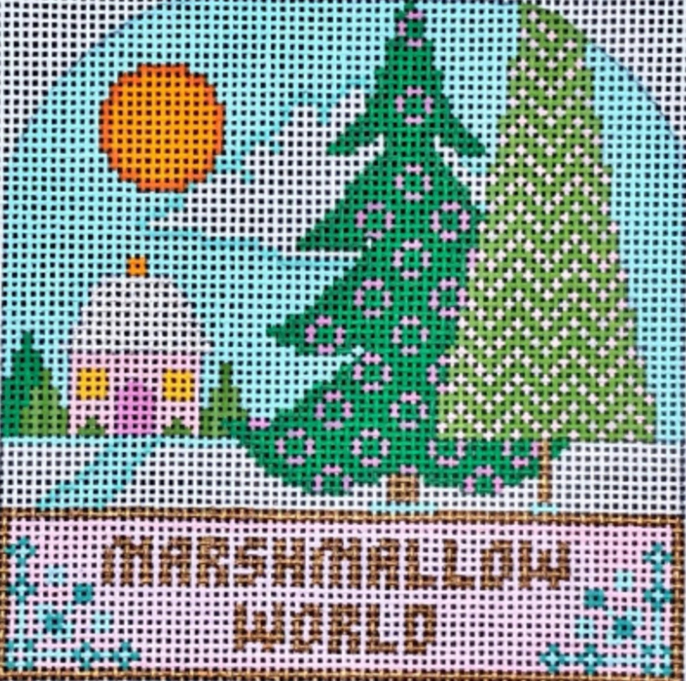 CH419B - It's a Marshmallow World Snowdome Ornament