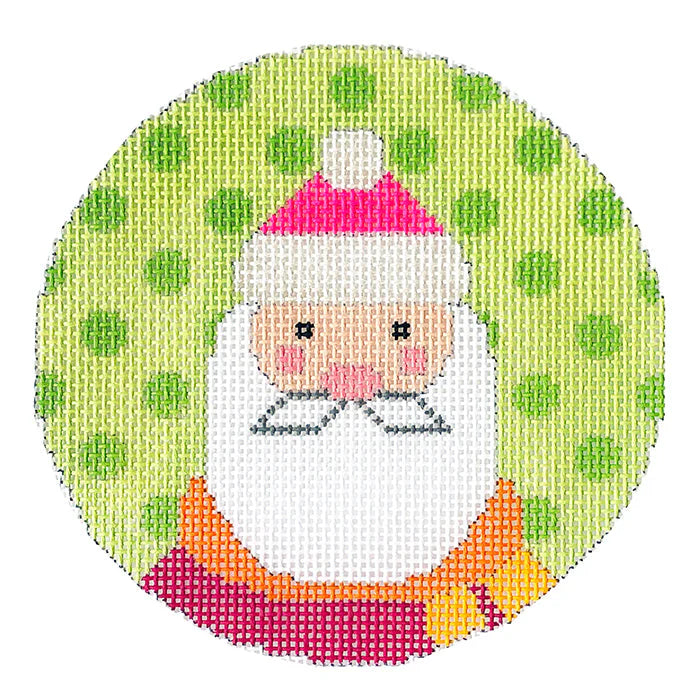 CH500A - Snowflake Santa - Ornament