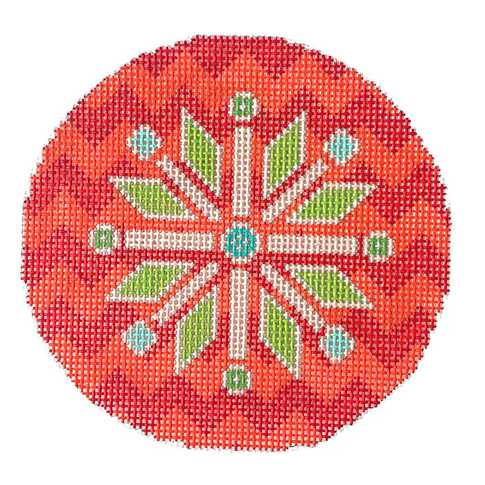 CH500C - Snowflake Santa - Snowflake Ornament