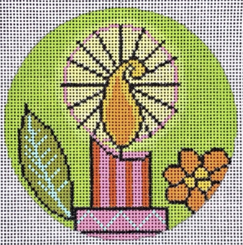 CH520B - Groovy Christmas - Candle Ornament