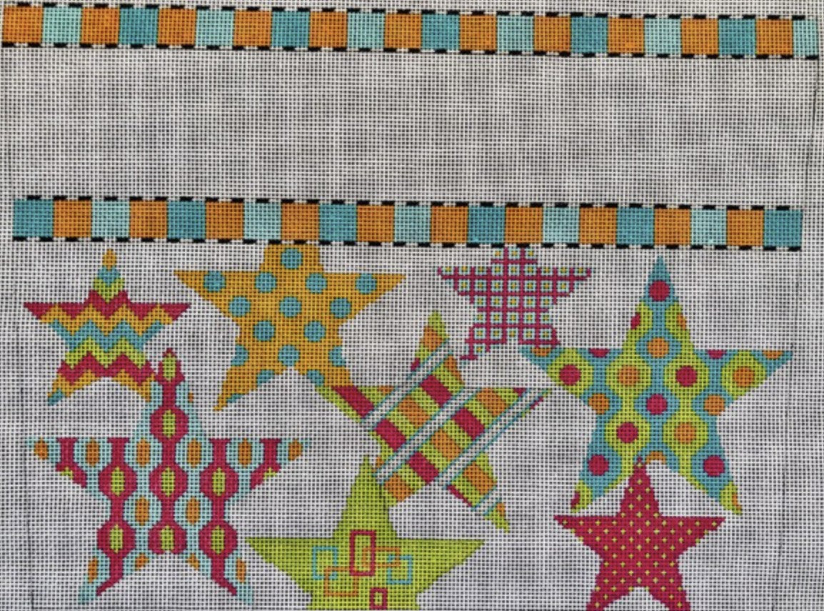 CH600A - Stocking Top - Stars