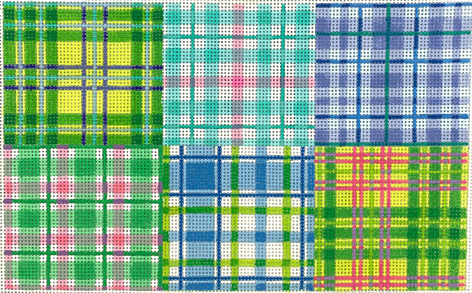 CL-08 - Madras Plaid - Blue, Turquoise, Lime and Pink