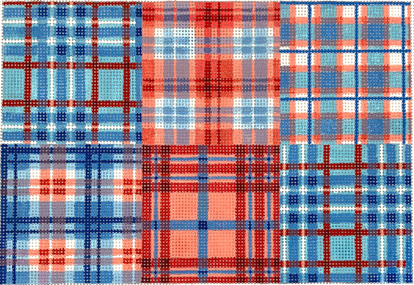 CL-09 - Madras Plaid - Red, White and Blue