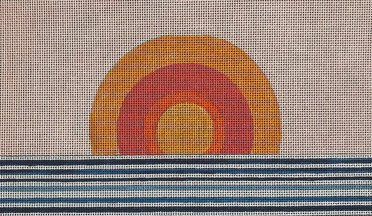 CL005 - Vintage Sunrise Clutch