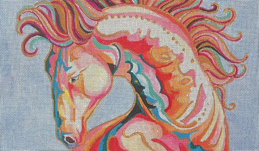 CL051 - Graphic Horse Clutch