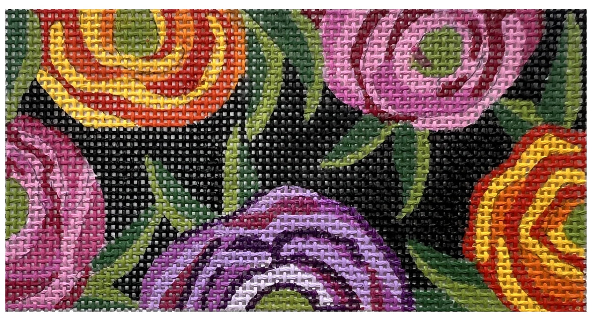 CL118 - Floral Black Clutch Insert