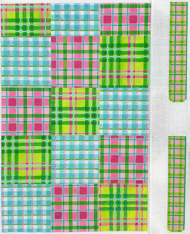 CLE-06 - Madras Patchwork - Pinks, Greens and Turquoise (Retiring)