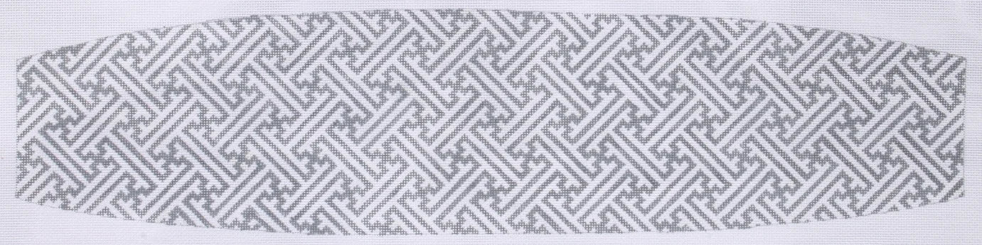 CMB-28 - Chinoiserie Lattice - Gray and White (Retiring)