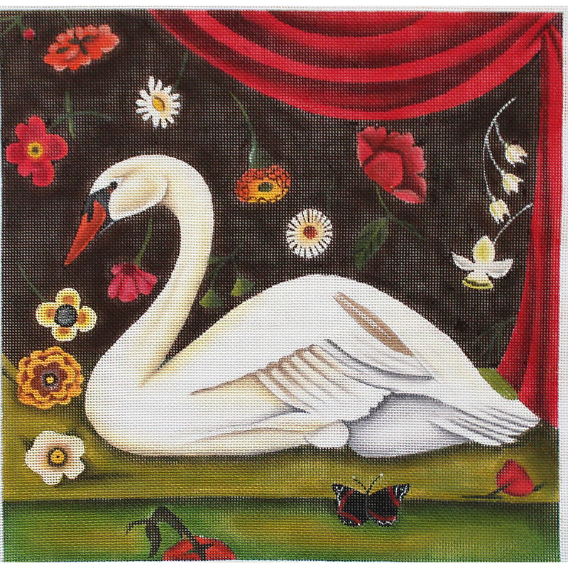 CN1537 - Floral Swan