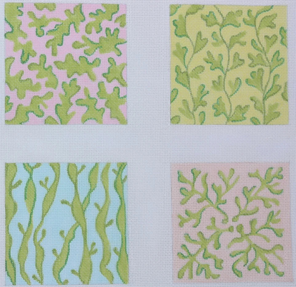 CO4-01 - Seaweed - Greens on Pastels