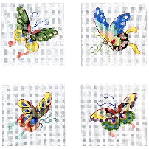 CO4-07 - Chinese Butterlies - Bright Multi Color