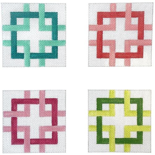CO4-41 - Interlocking Squares - Multi Brights
