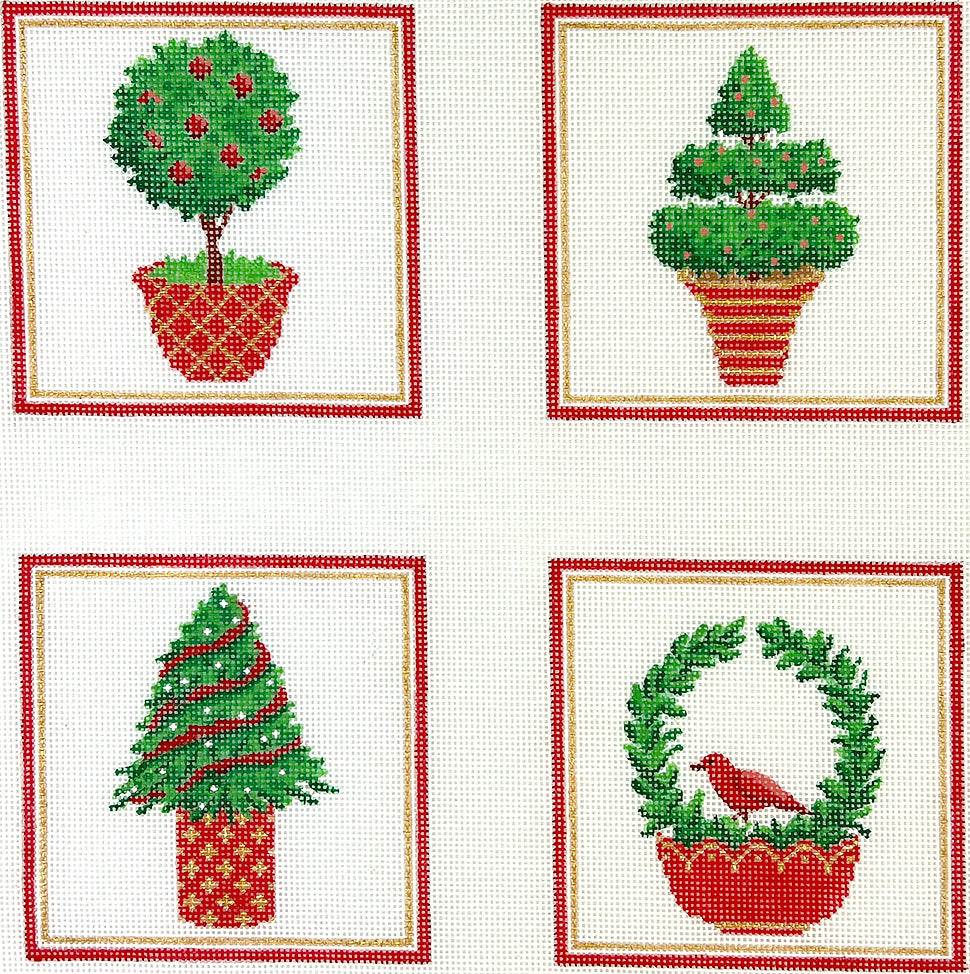 CO4-44 - Christmas Topiaries