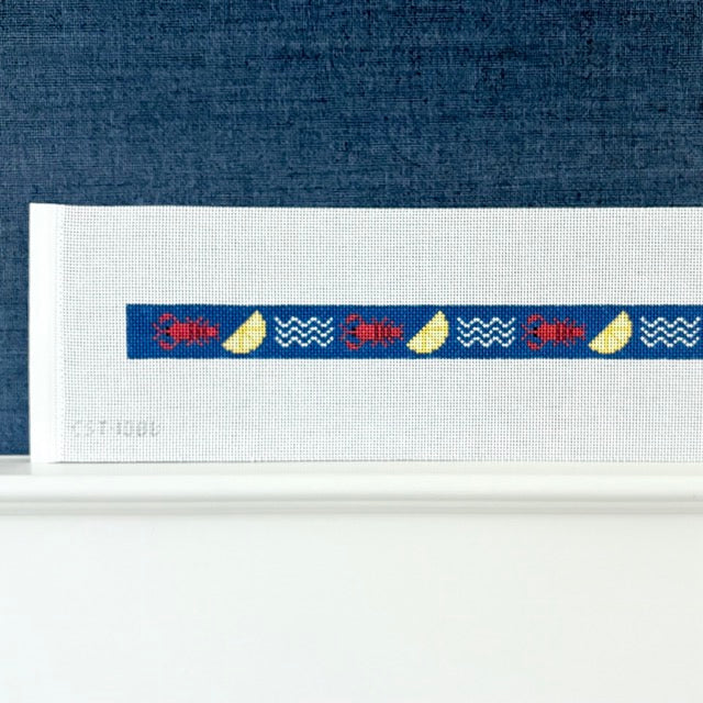 Lobster Dinner Hat Strap Belt - Navy