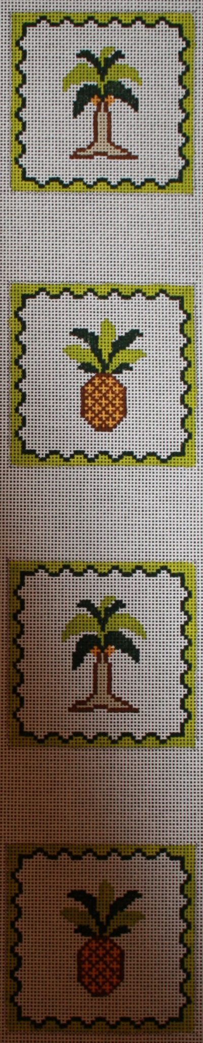 CST207 - Palm & Pineapple, Coaster Strip