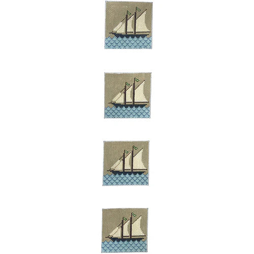 CST213 - Sailboats, Coaster Strip