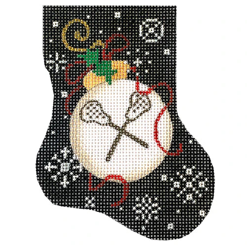 AT CT698D - Lacrosse Mini Sock Ornament