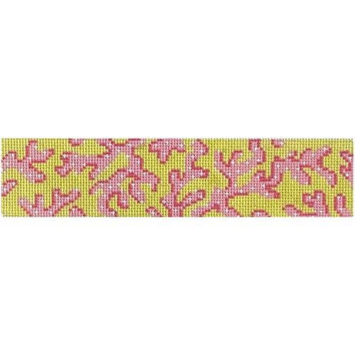 CU-16 - Lilly-Inspired Sea Coral - Pinks on Lime
