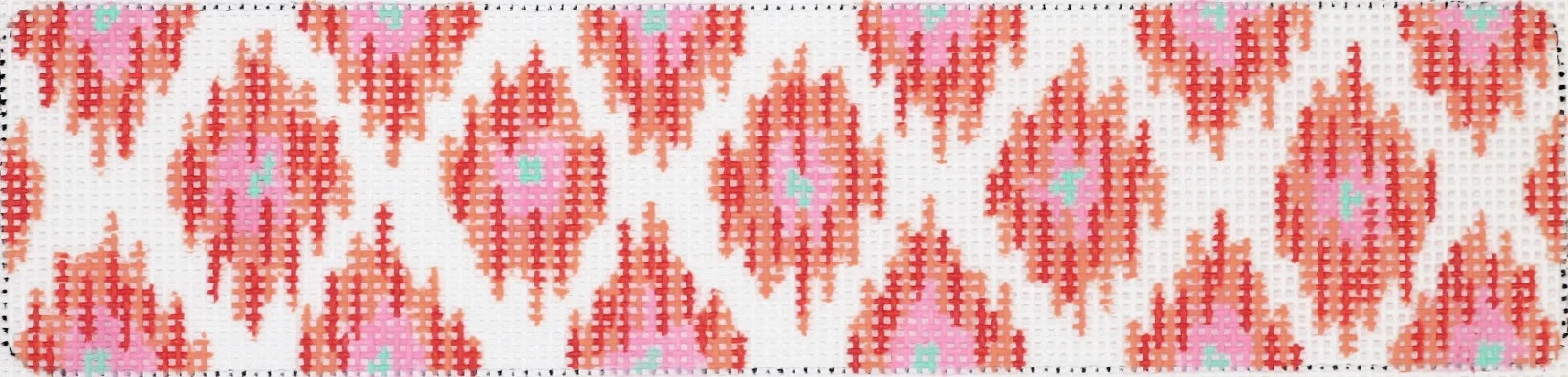 CU-37 - Ikat Pattern - Peach, Pinks and Turquoise