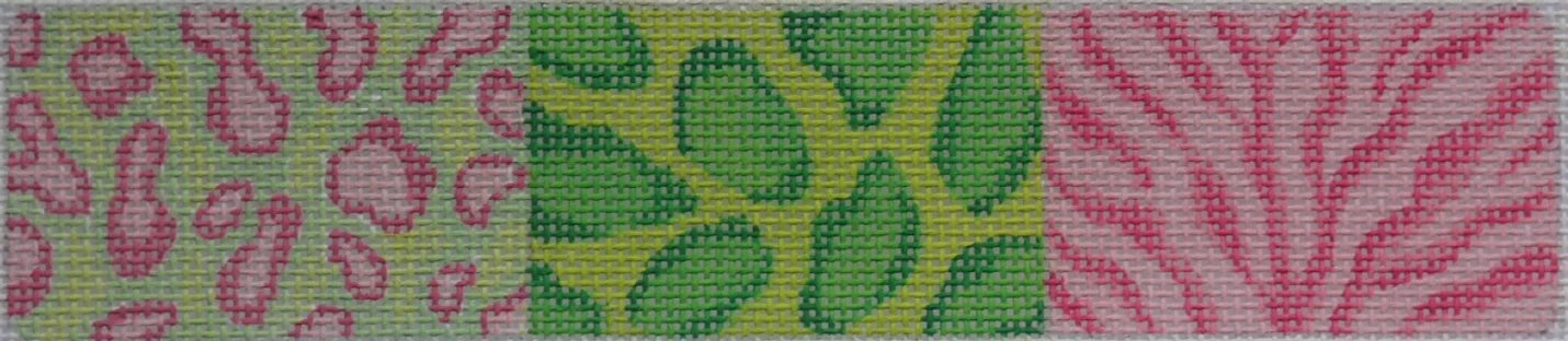 CU-46 - Animal Patterns Patchwork - Pinks and Greens