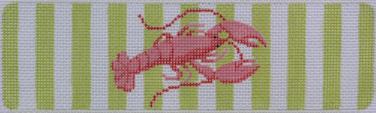 CU-49 - Lobster on Lime Cabana Stripes