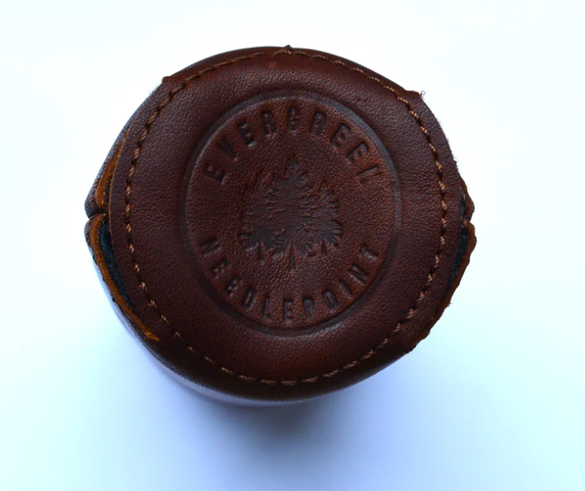 Self-Finishing Leather Can Cozy - Slim 12 oz. Can