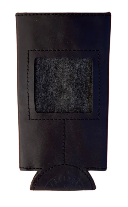 Self-Finishing Leather Can Cozy - Slim 12 oz. Can