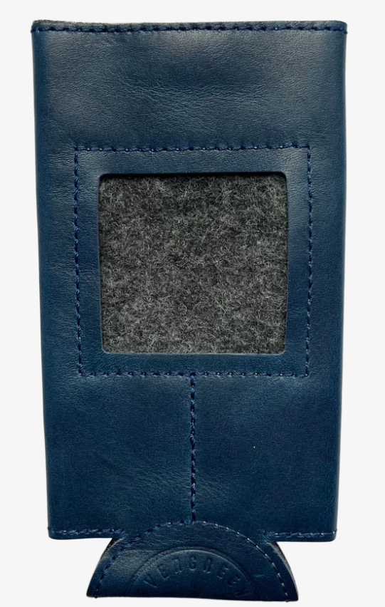 Self-Finishing Leather Can Cozy - Slim 12 oz. Can