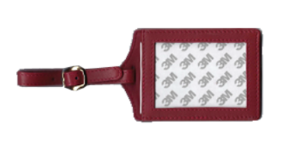 Leather Luggage Tag - Planet Earth