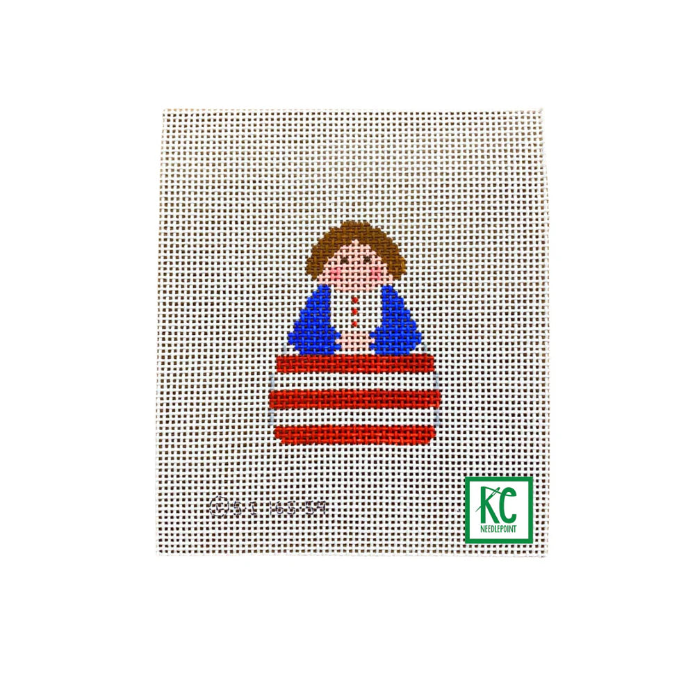 S-I-165-59 - Red White Stripe with Blue Angel