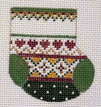 D-20A - 5 Hearts with Space for Name Wee Sock