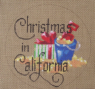 D-96 - Christmas in California Ornament