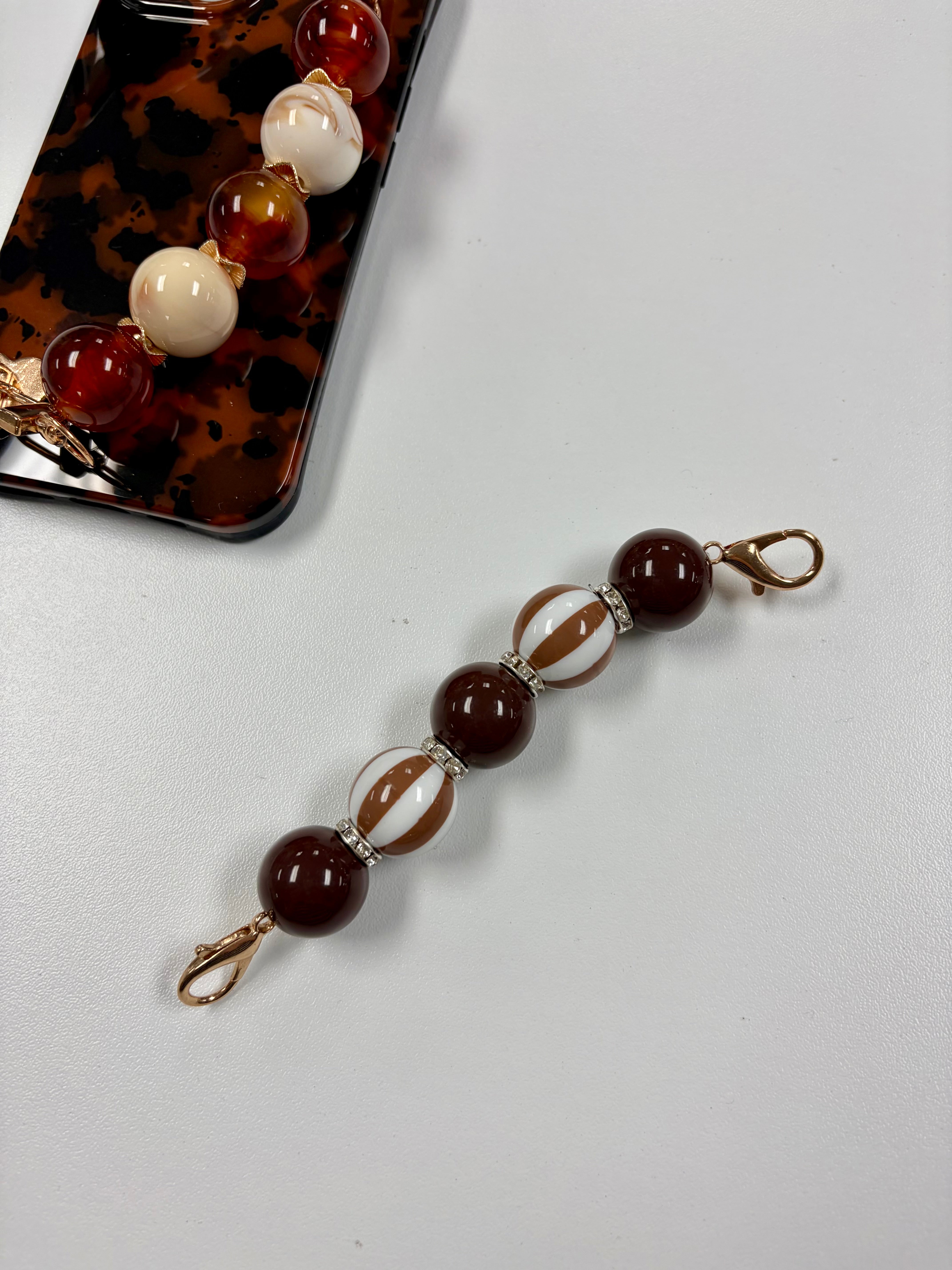 Charming Beads Phone Strap & Attachments (Case not included)