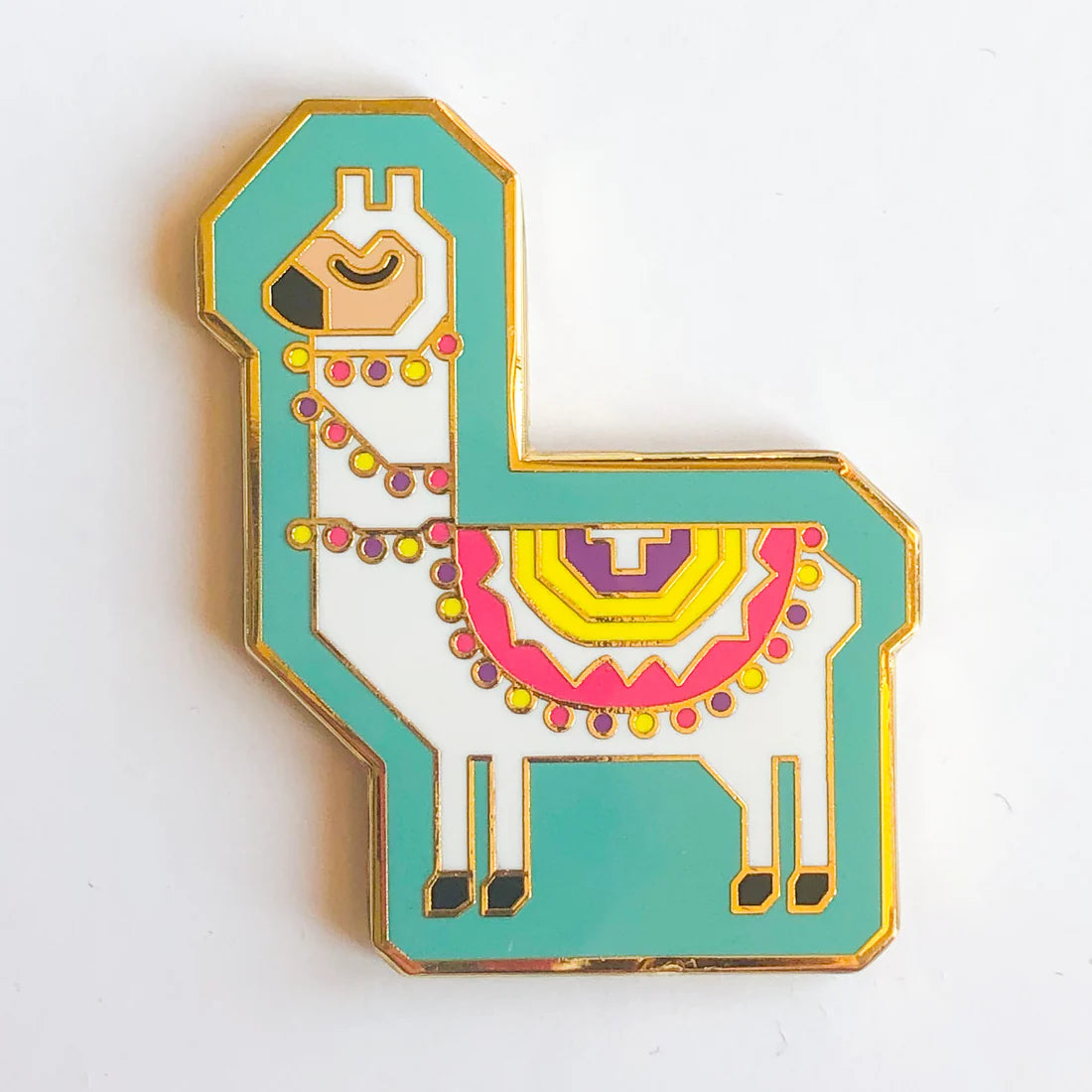Turquoise Llama Needle Minder