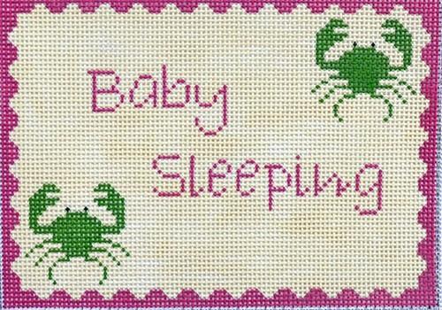 DHG205 - Crabs - Pink and Green - Baby Sleeping