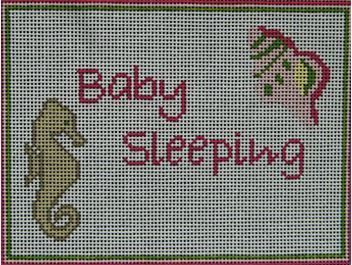 DHG225 - Seahorse - Pink - Baby Sleeping