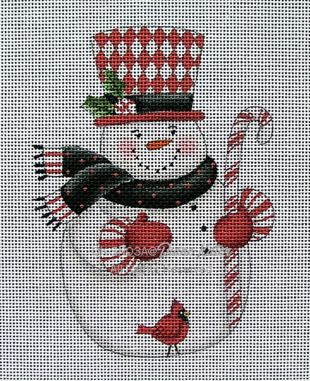 DK-SN03A - Snowman: Harlequin Hat