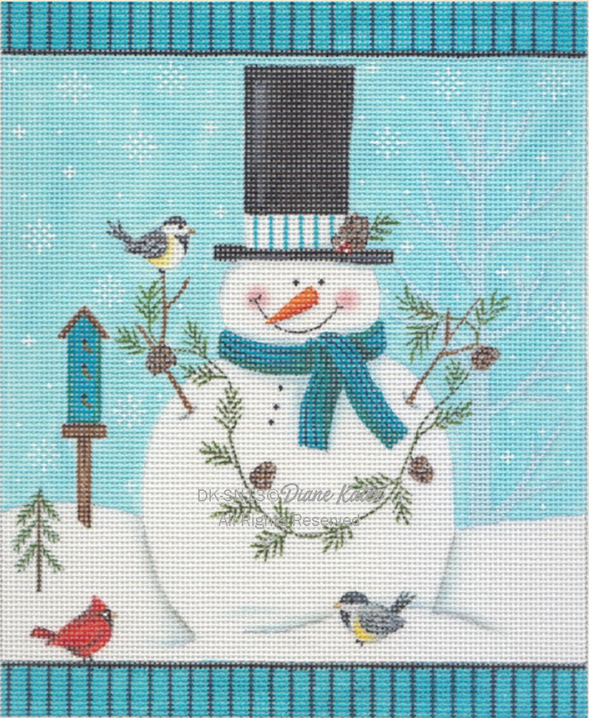 DK-SN13 - Snowman: I Love Birds