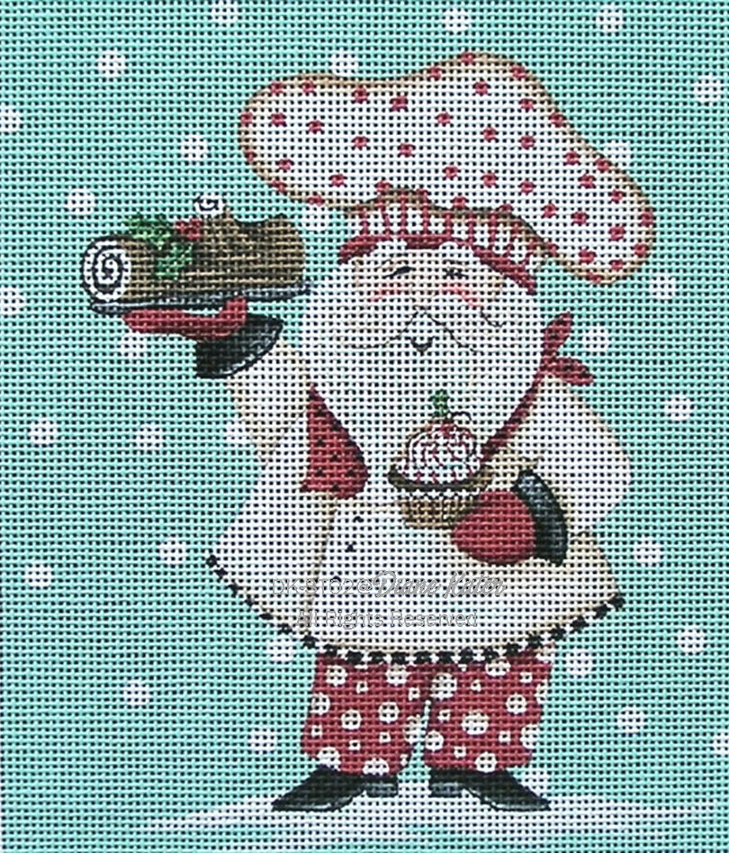 DK-ST02 - Santa: Yule Log Chef with Background