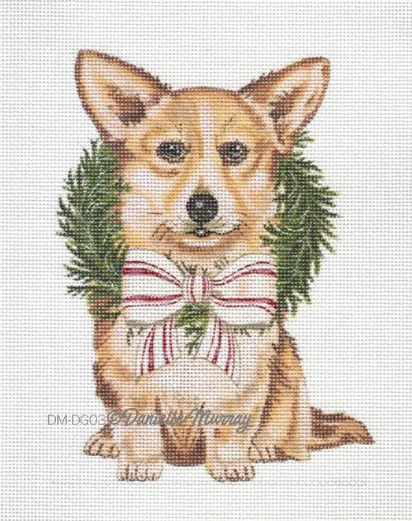 DM-DG03 - Dog: Holiday Corgi Stand Up