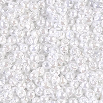 DP-420 - Drop 3.4mm White Pearl Ceylon