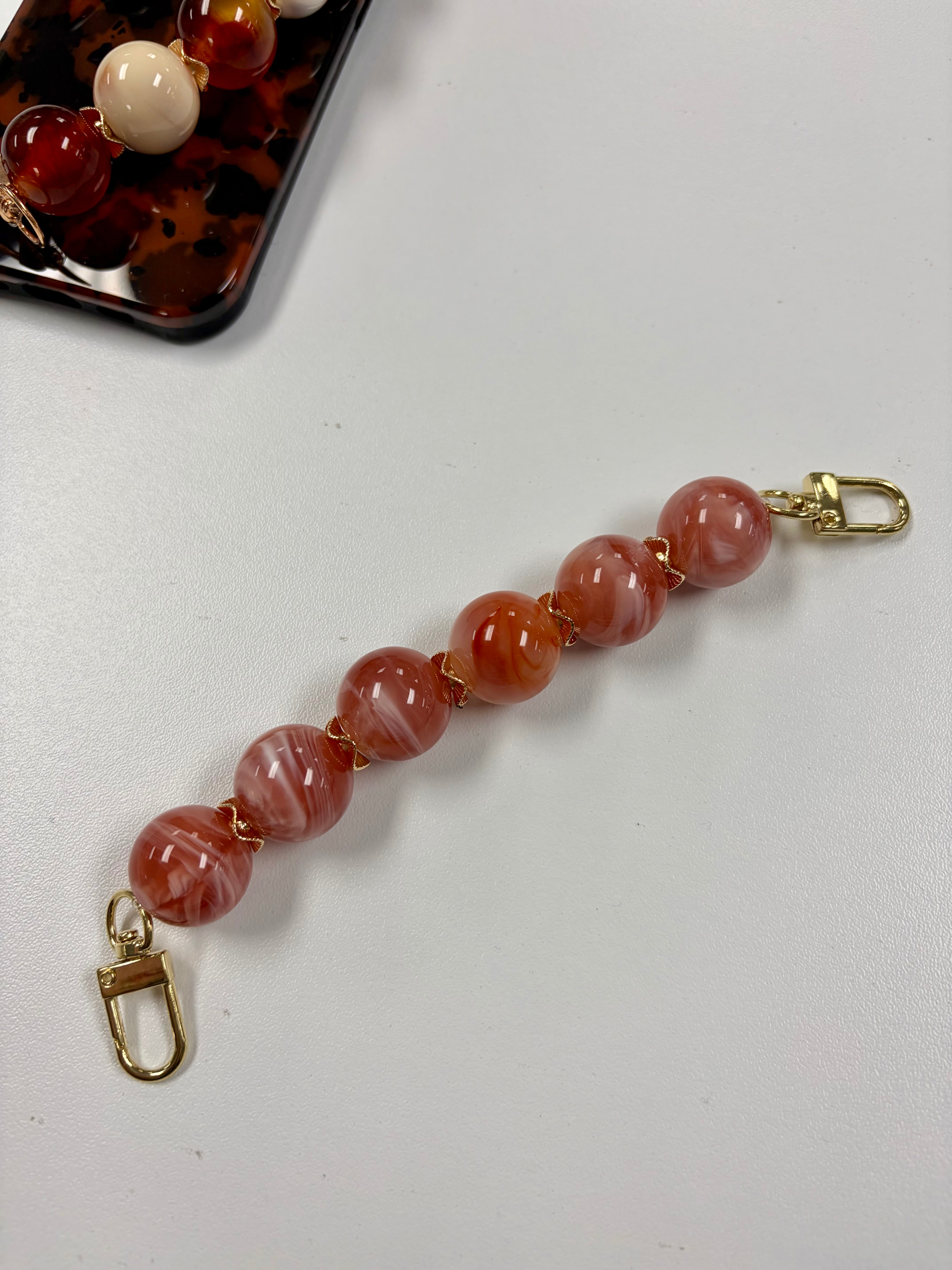 Charming Beads Phone Strap & Attachments (Case not included)