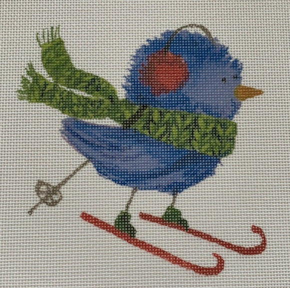 ECT103 - Blue Bird Red Ear Muffs