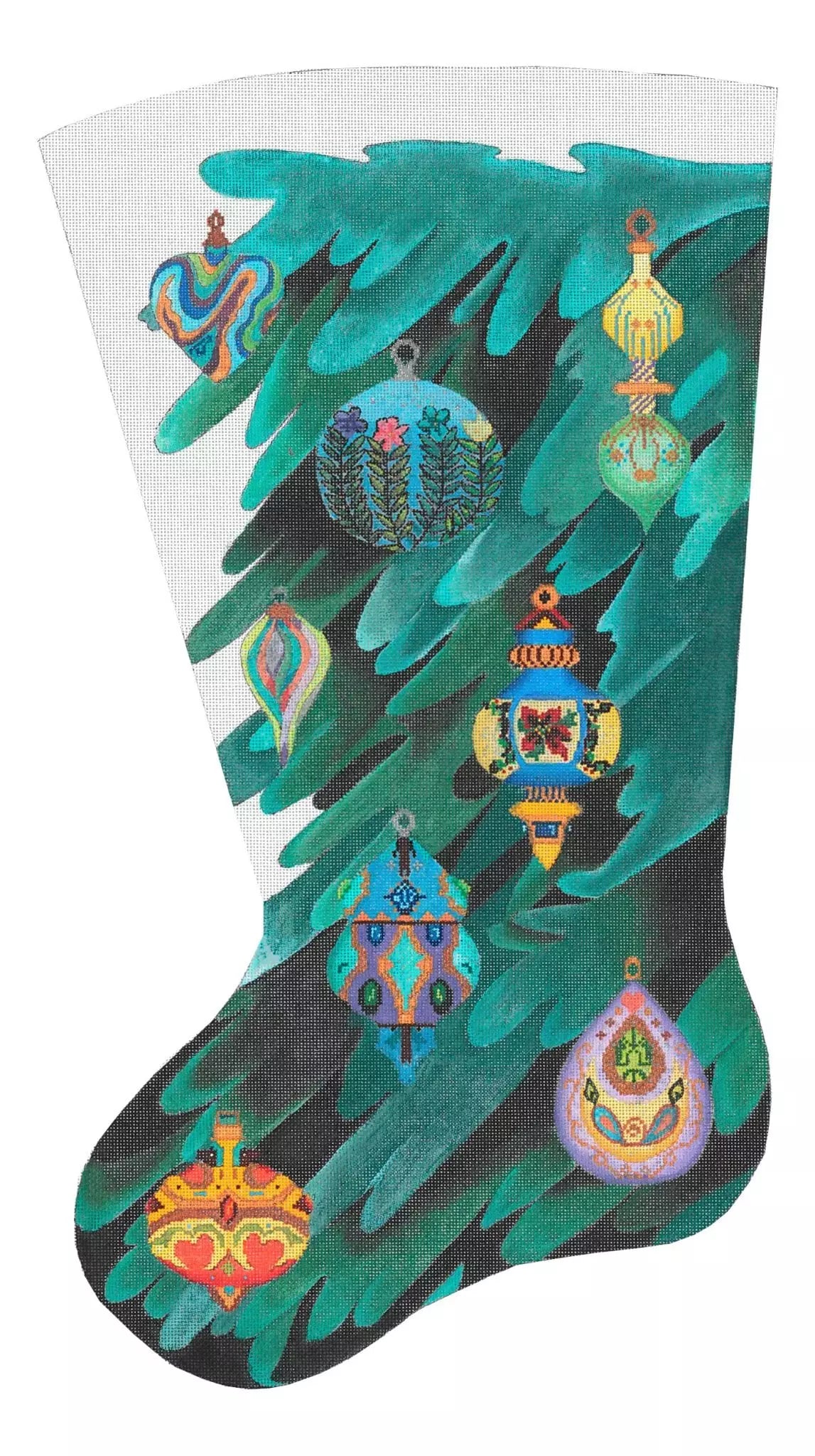 ED-17041 Glass Ornament Stocking 18m