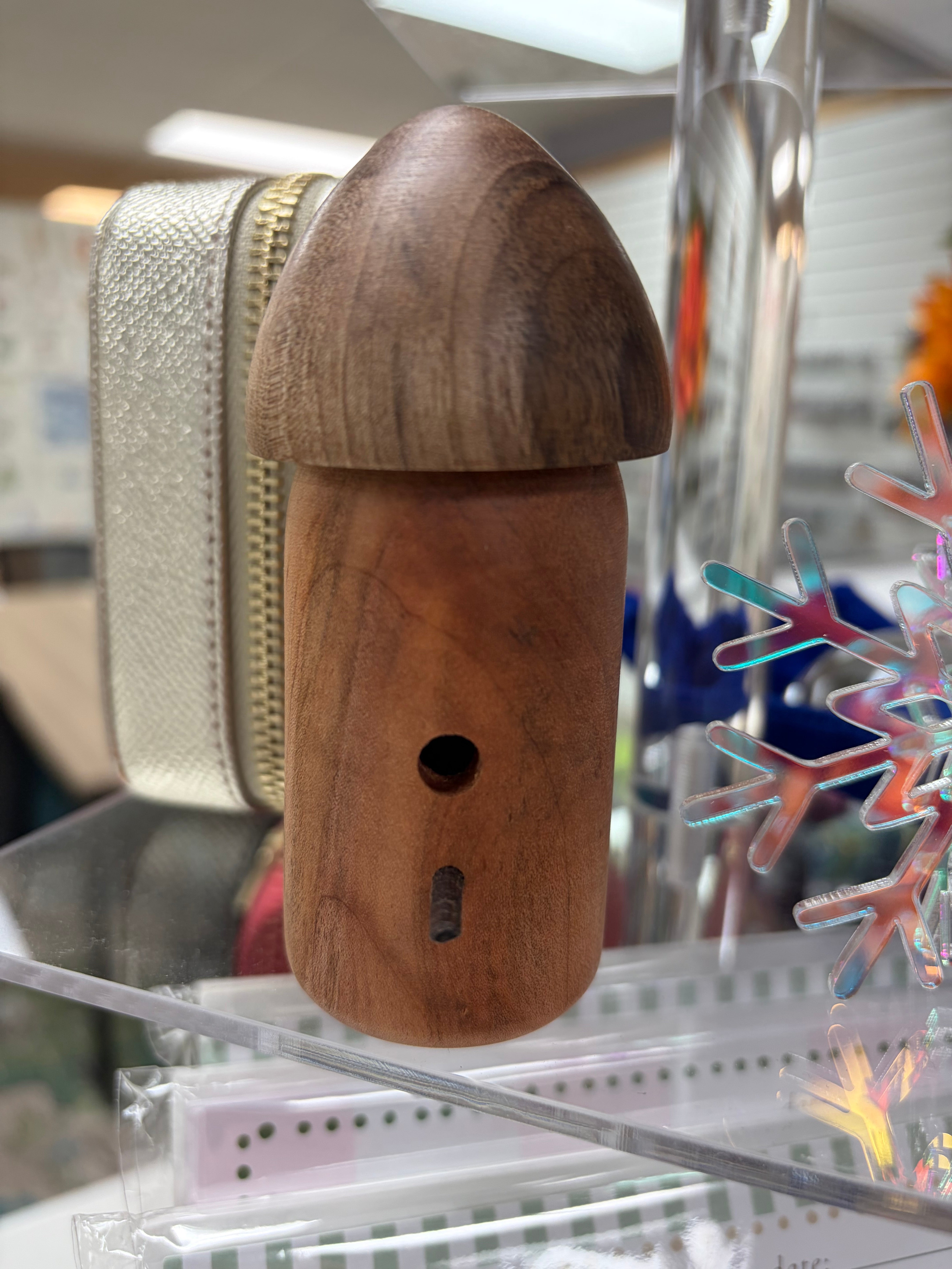 Wooden Needle Case Birdhouse - Fireside Exclusive