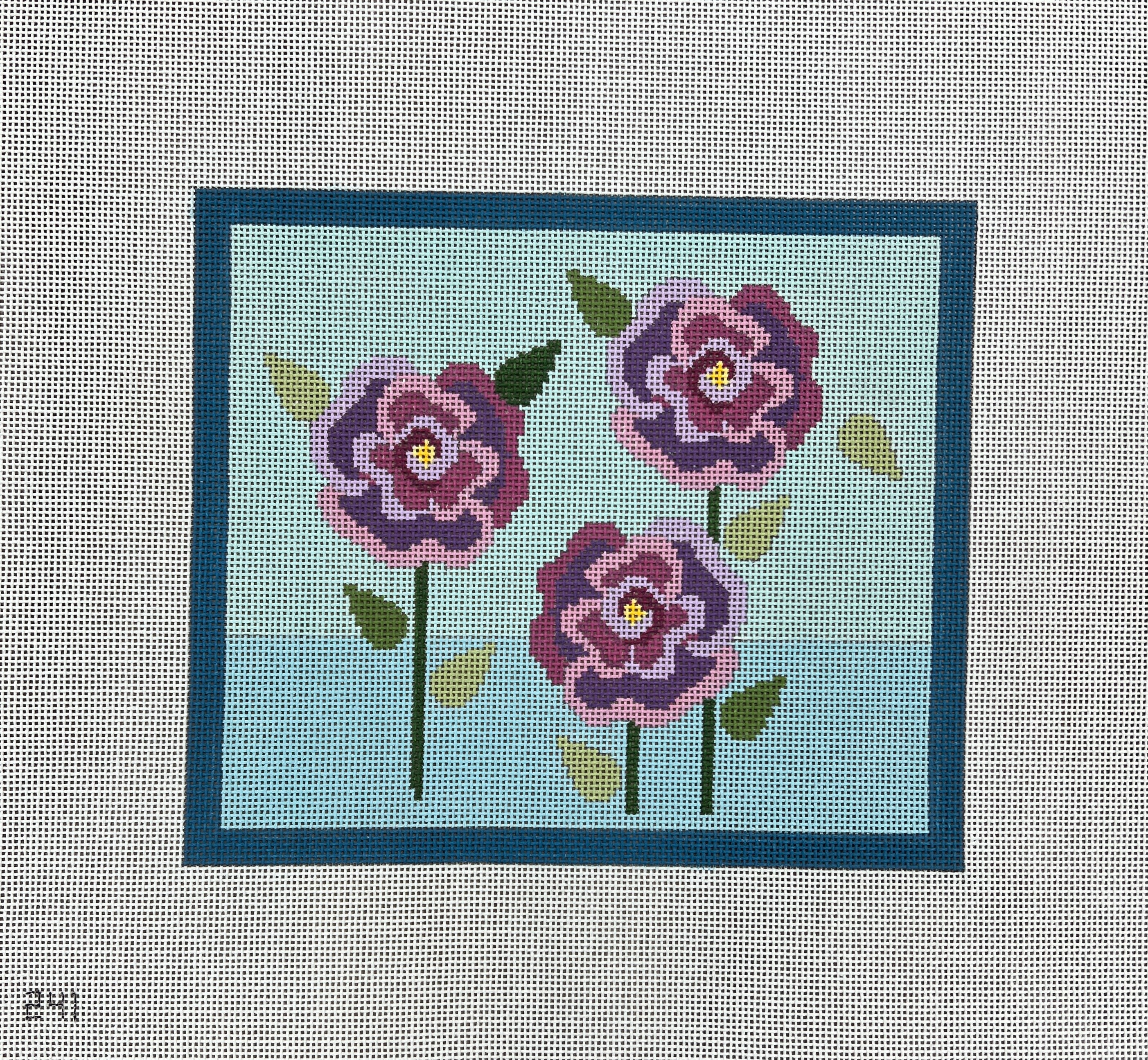 ND241 - Purple Flower Trio