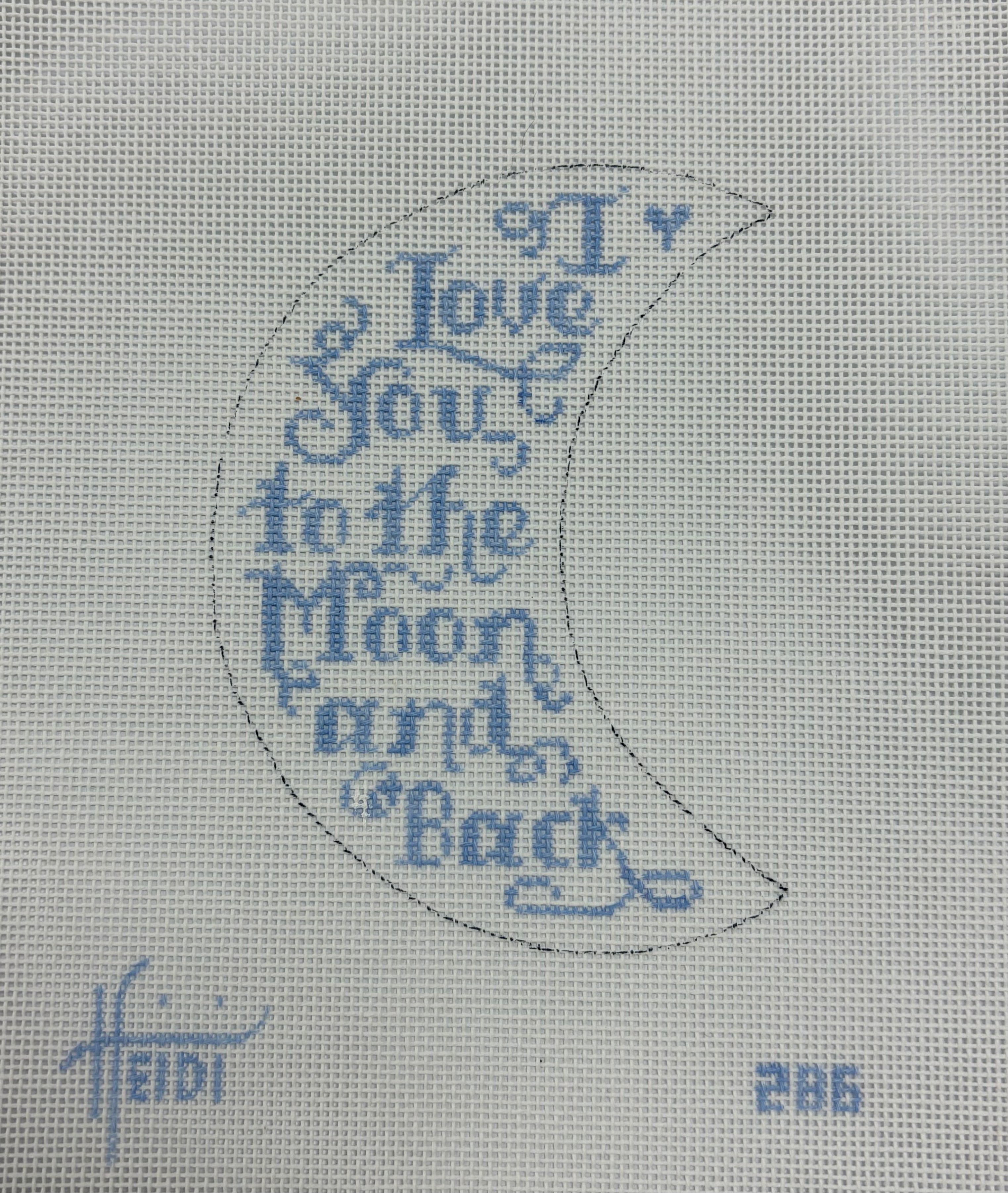 286B - I Love You to the Moon and Back, Blue