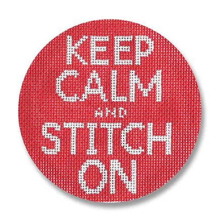 EG-XO 25 - Keep Calm and Stitch On Ornament