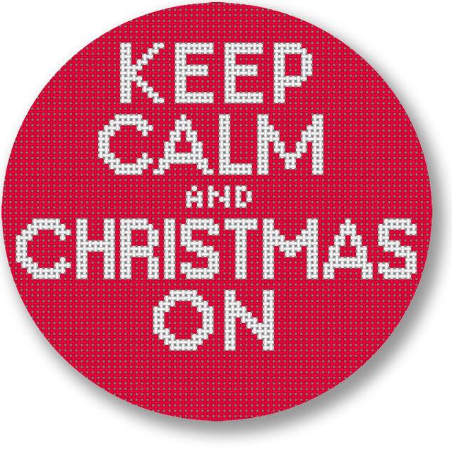 EG-XO 34 - Keep Calm and Christmas On Ornament